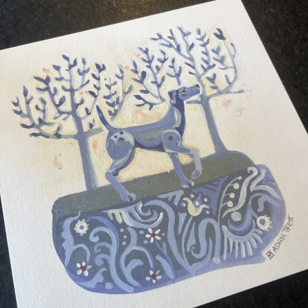 Adam Trest dog print